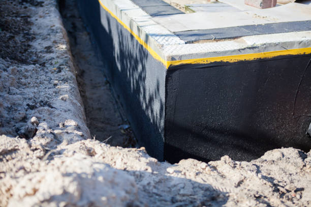 Professional Waterproofing technician working in Dorchester, NJ